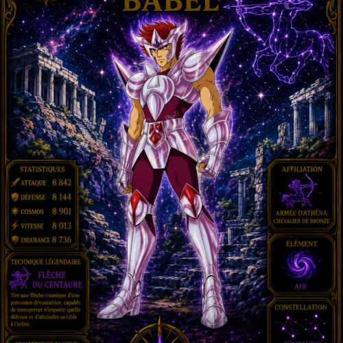 Babel du Centaure – Collection Légendaire Poploom Chevalier de Bronze Saint Seiya