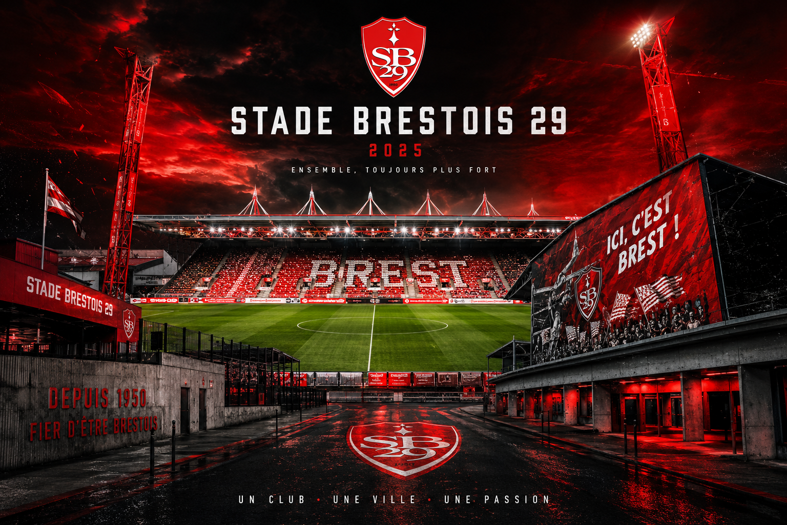 Tableau Métal Brest– Saison 2025‑2026