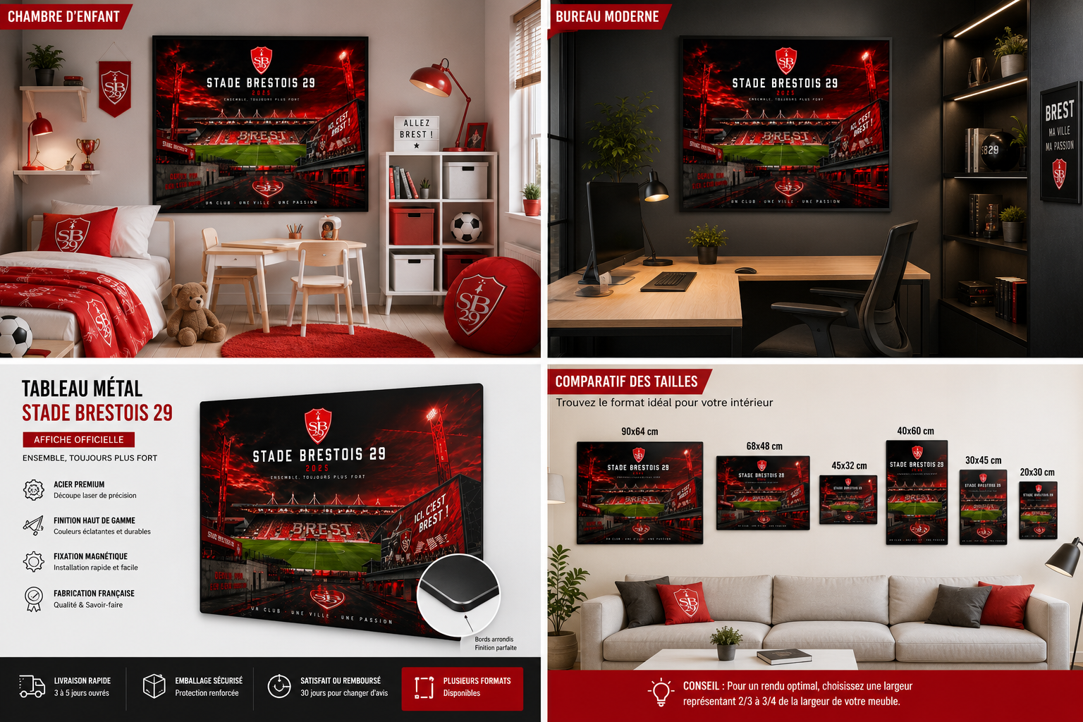 Tableau Métal Brest– Saison 2025‑2026 – Image 4