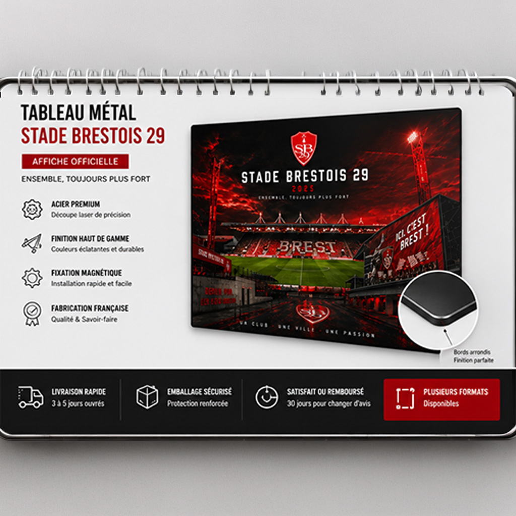 Tableau Métal Brest– Saison 2025‑2026 – Image 7
