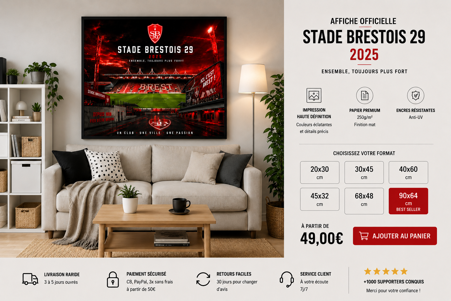 Tableau Métal Brest– Saison 2025‑2026 – Image 9