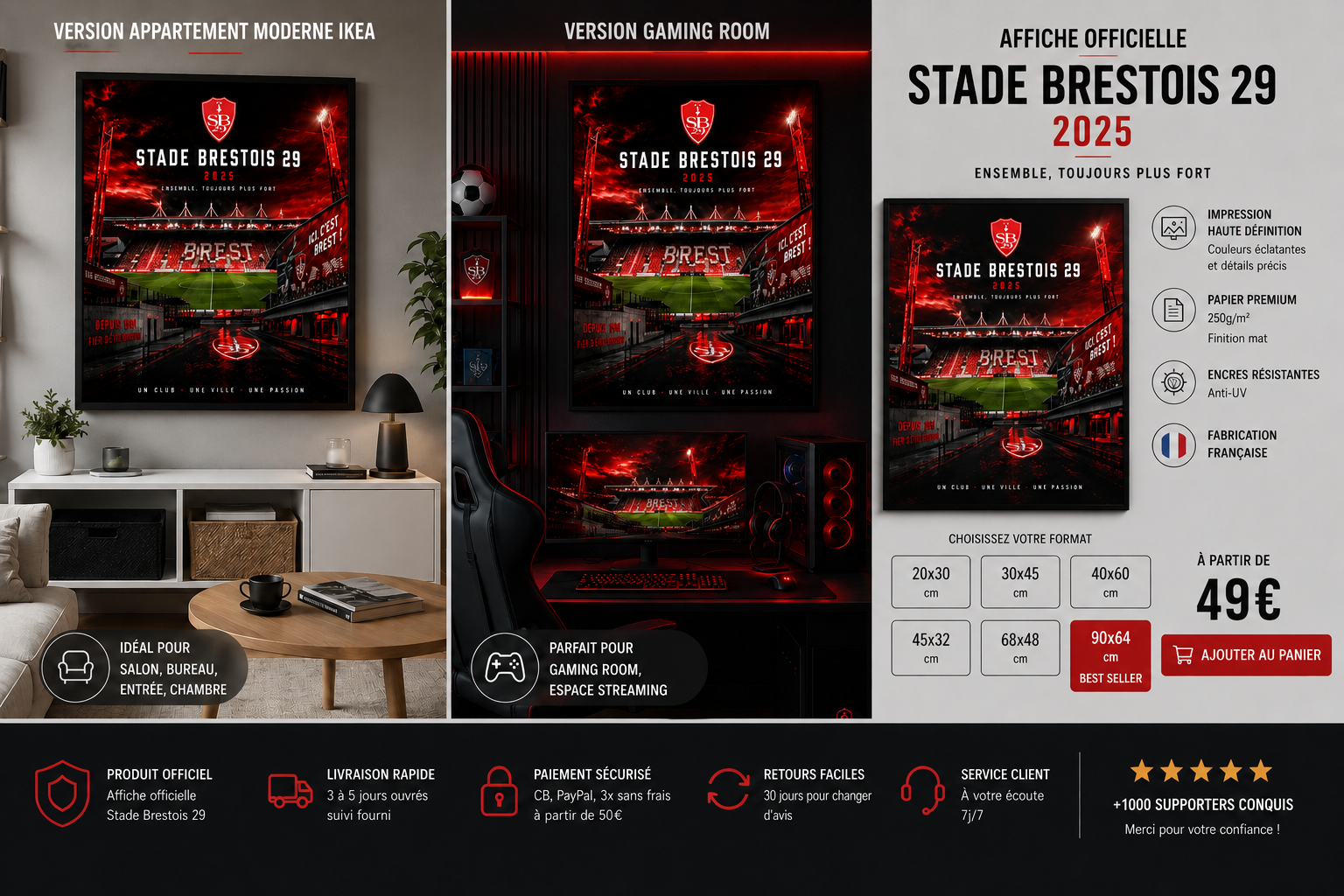 Tableau Métal Brest– Saison 2025‑2026 – Image 10