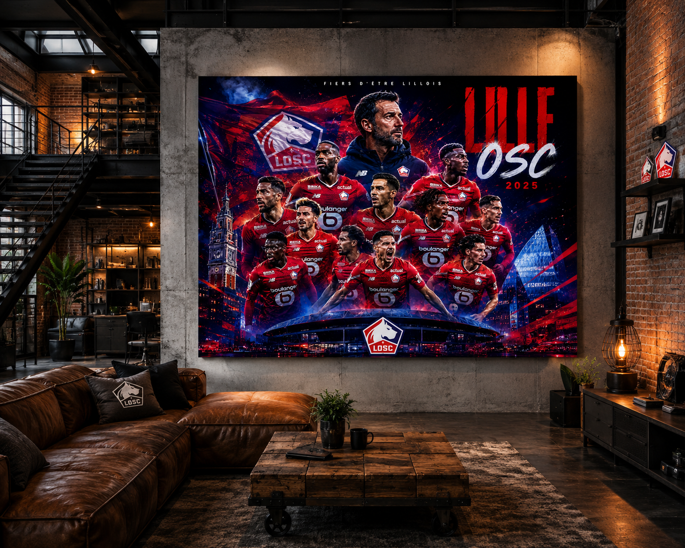 Tableau Métal Lille OSC – Saison 2025‑2026 – Image 8