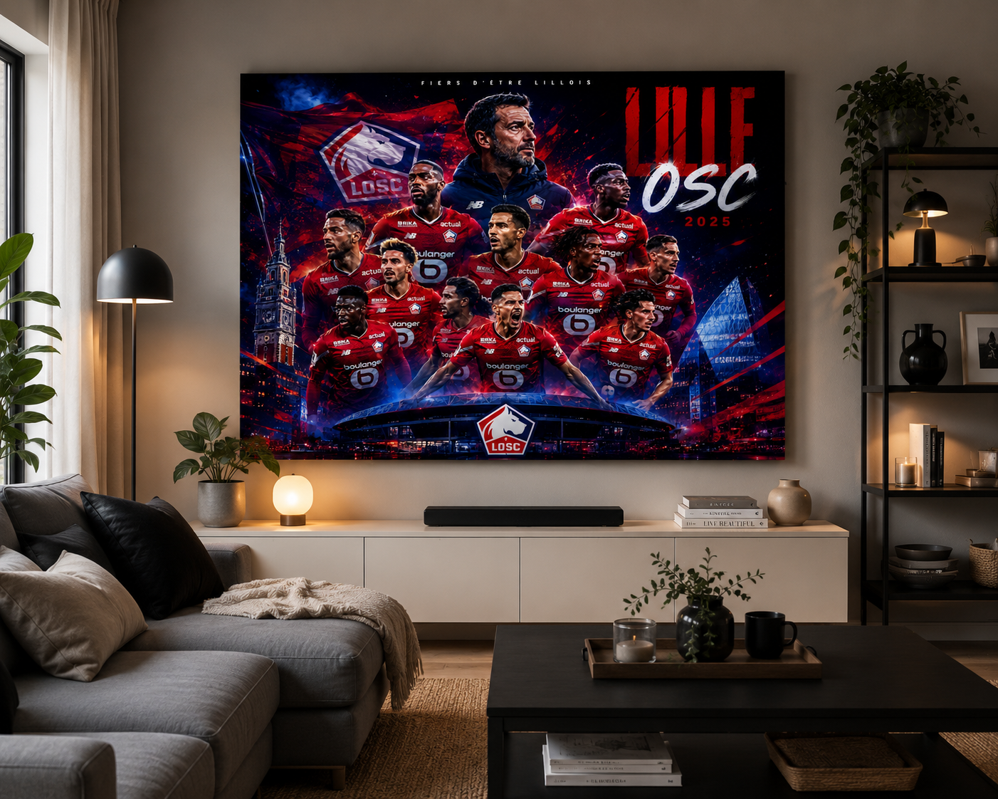 Tableau Métal Lille OSC – Saison 2025‑2026 – Image 10