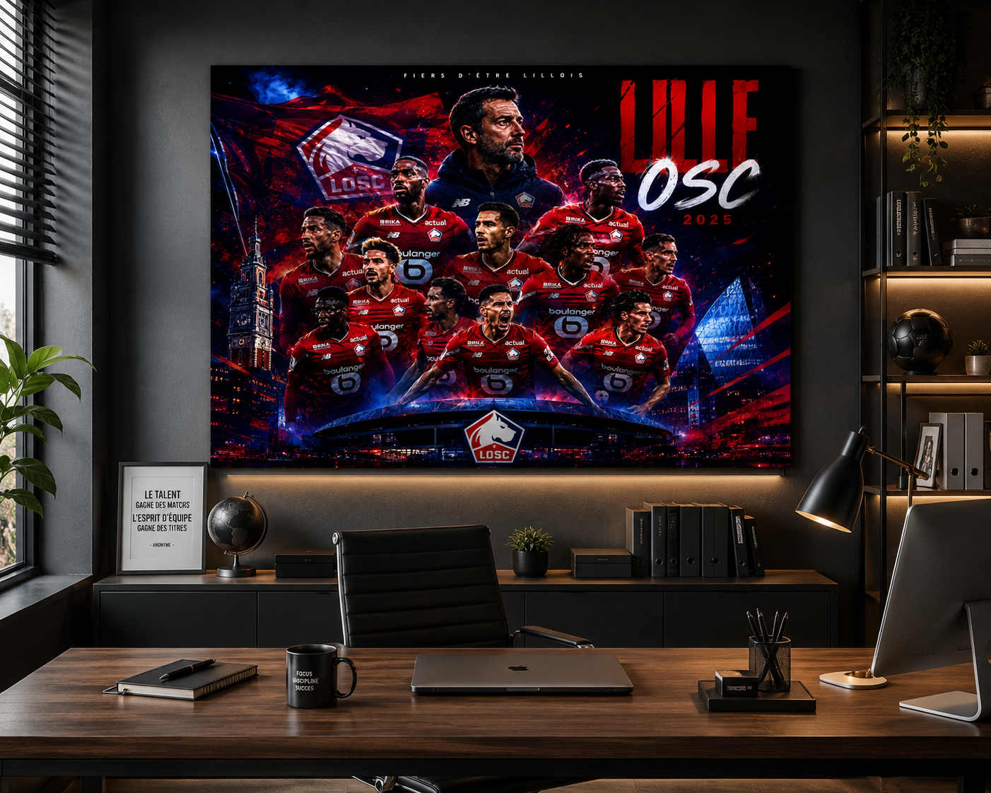 Tableau Métal Lille OSC – Saison 2025‑2026 – Image 4