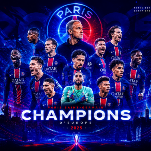 Tableau Métal PSG – Saison 2025‑2026