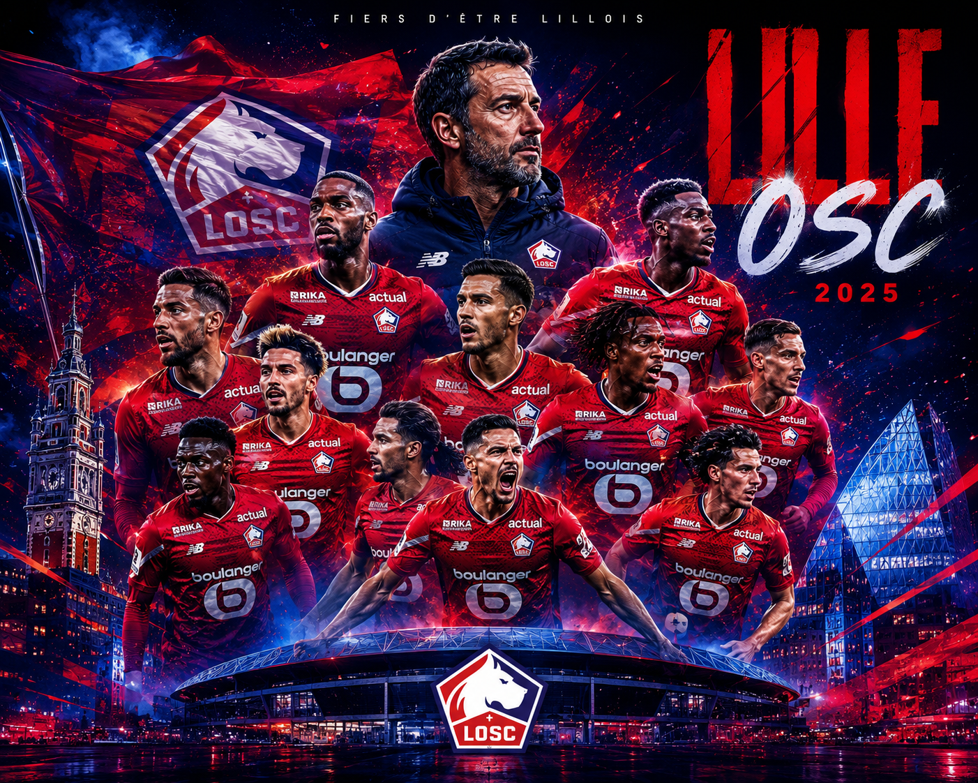 Tableau Métal Lille OSC – Saison 2025‑2026 – Image 7