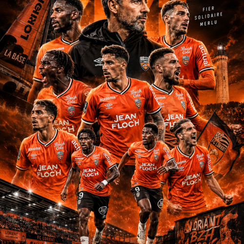 Tableau Métal FC Lorient – Saison 2025‑2026