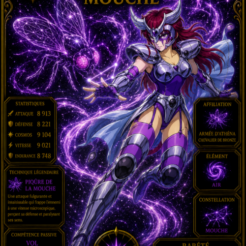 Chevalier de la Mouche – Carte Épique Saint Seiya Édition Divine Premium