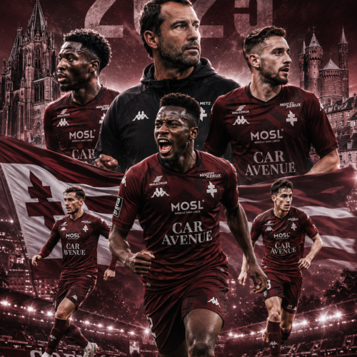 Tableau Métal FC Metz – Saison 2025‑2026