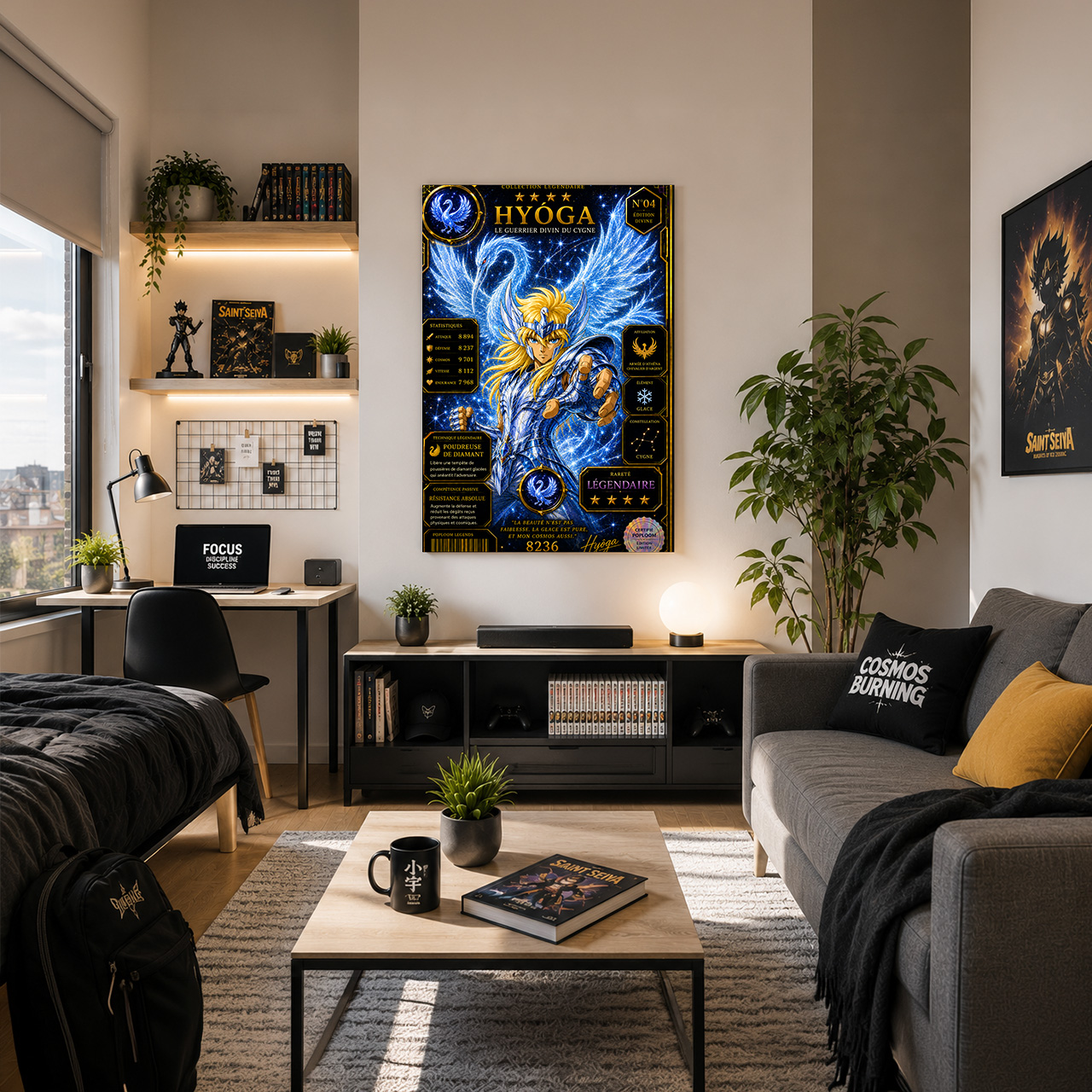 Hyôga du Cygne – Carte Légendaire Saint Seiya | Édition Divine Premium – Image 8