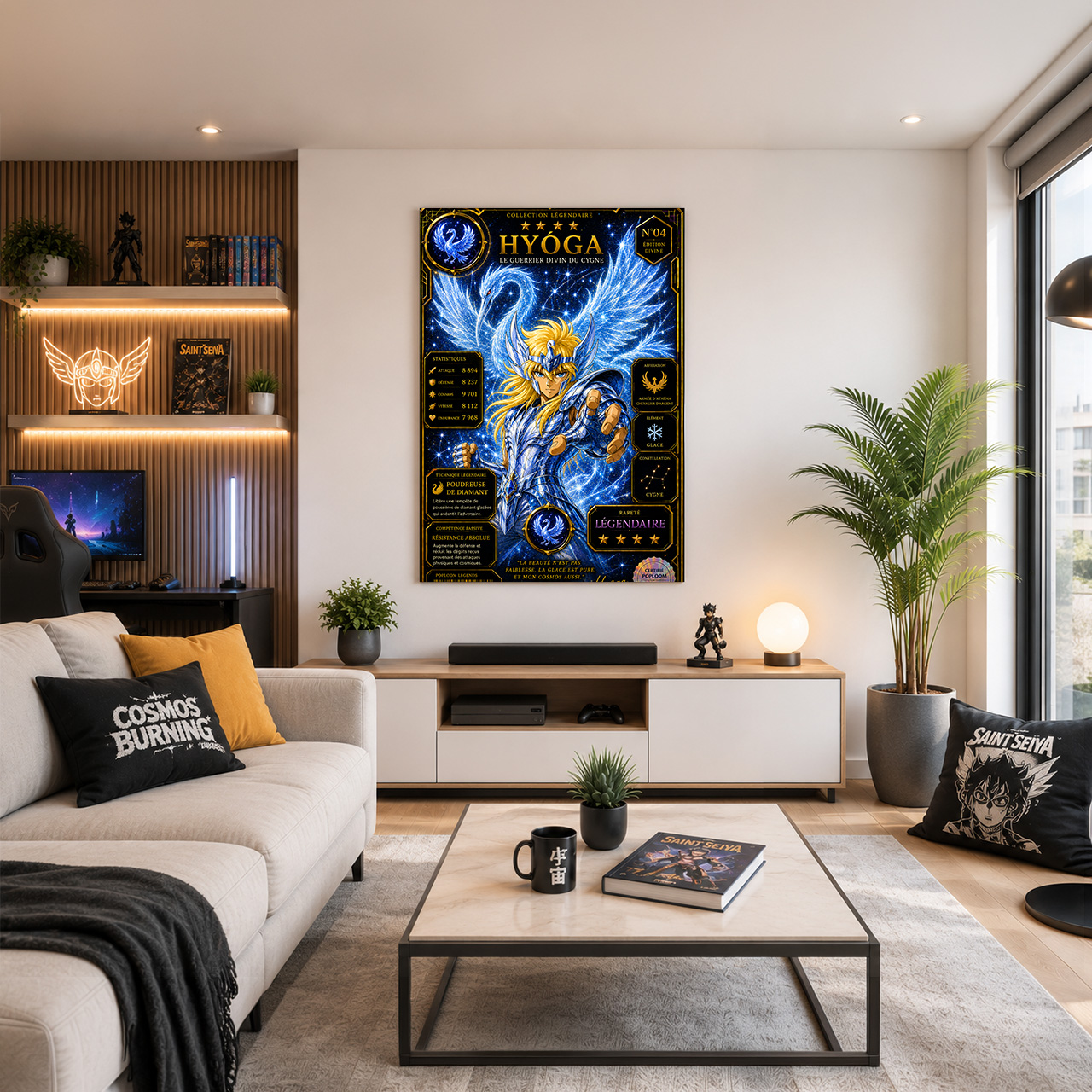 Hyôga du Cygne – Carte Légendaire Saint Seiya | Édition Divine Premium – Image 2