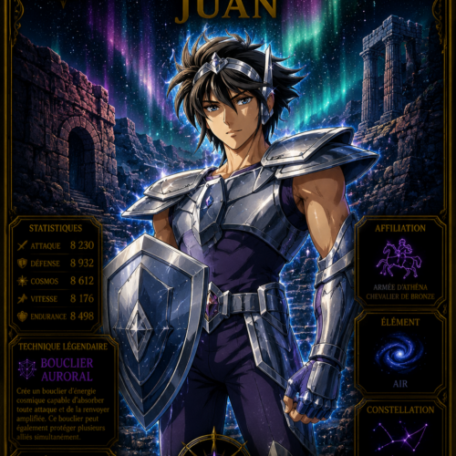 Juan de l'Écu – Collection Légendaire Poploom Chevalier de Bronze Saint Seiya