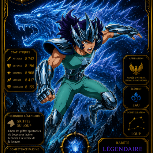 Nachi du Loup – Carte Légendaire Saint Seiya | Édition Divine Premium