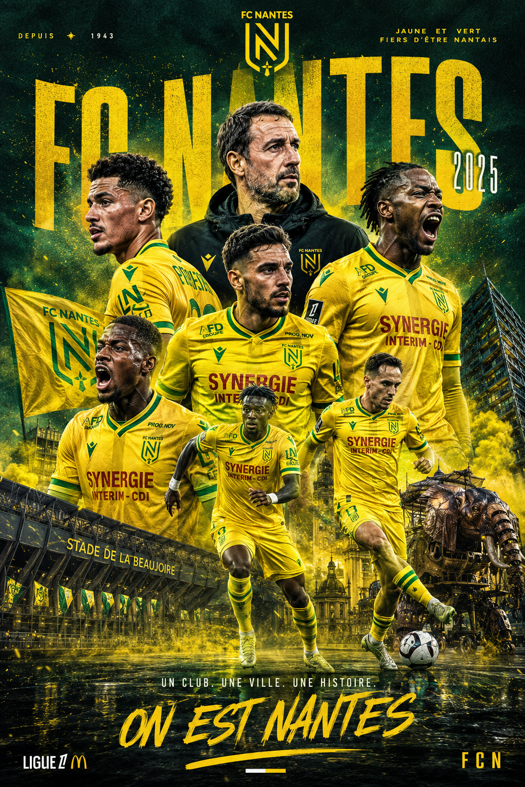 Tableau Métal Nantes – Saison 2025‑2026