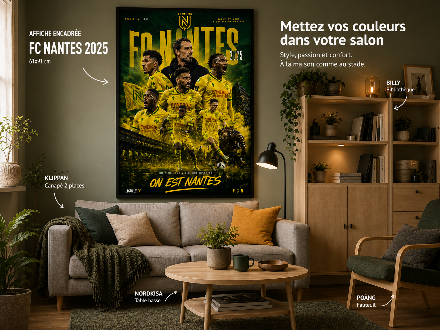 Tableau Métal Nantes – Saison 2025‑2026 – Image 6