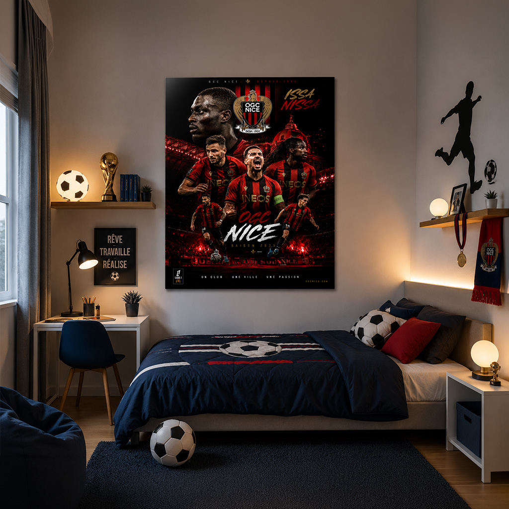 Tableau Métal OGC Nice – Saison 2025‑2026 – Image 5