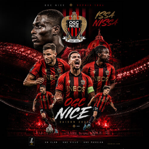 Tableau Métal OGC Nice – Saison 2025‑2026