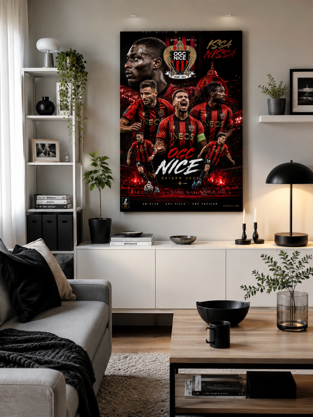 Tableau Métal OGC Nice – Saison 2025‑2026 – Image 12