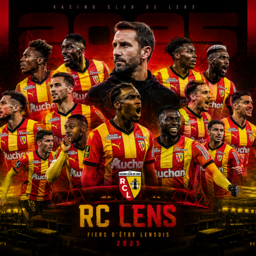 Tableau Métal RC Lens – Saison 2025‑2026