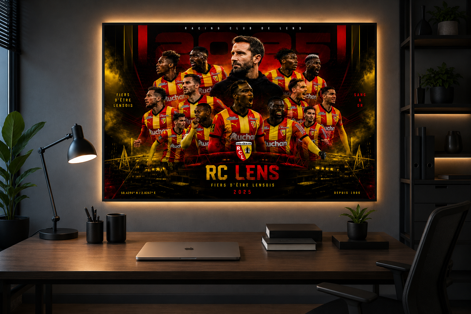 Tableau Métal RC Lens – Saison 2025‑2026 – Image 9