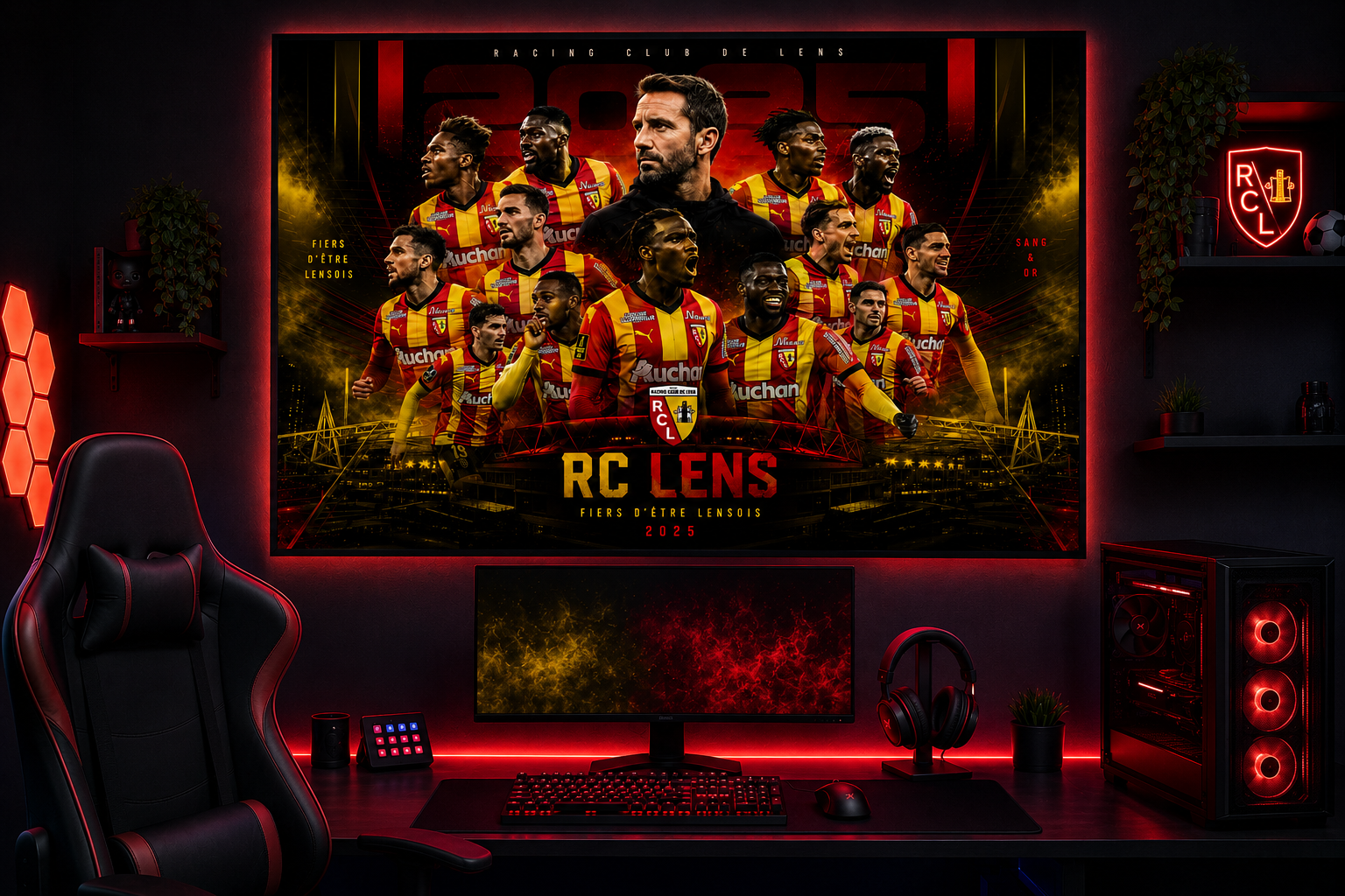 Tableau Métal RC Lens – Saison 2025‑2026 – Image 11