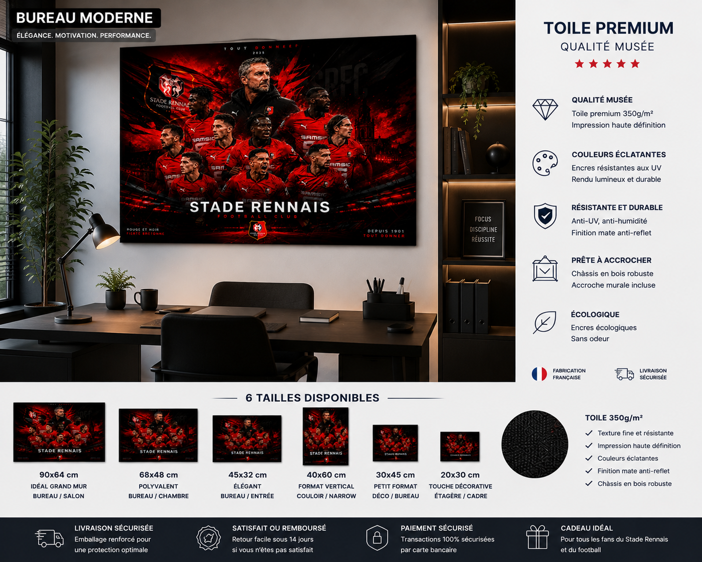 Tableau Métal Rennes – Saison 2025‑2026 – Image 7
