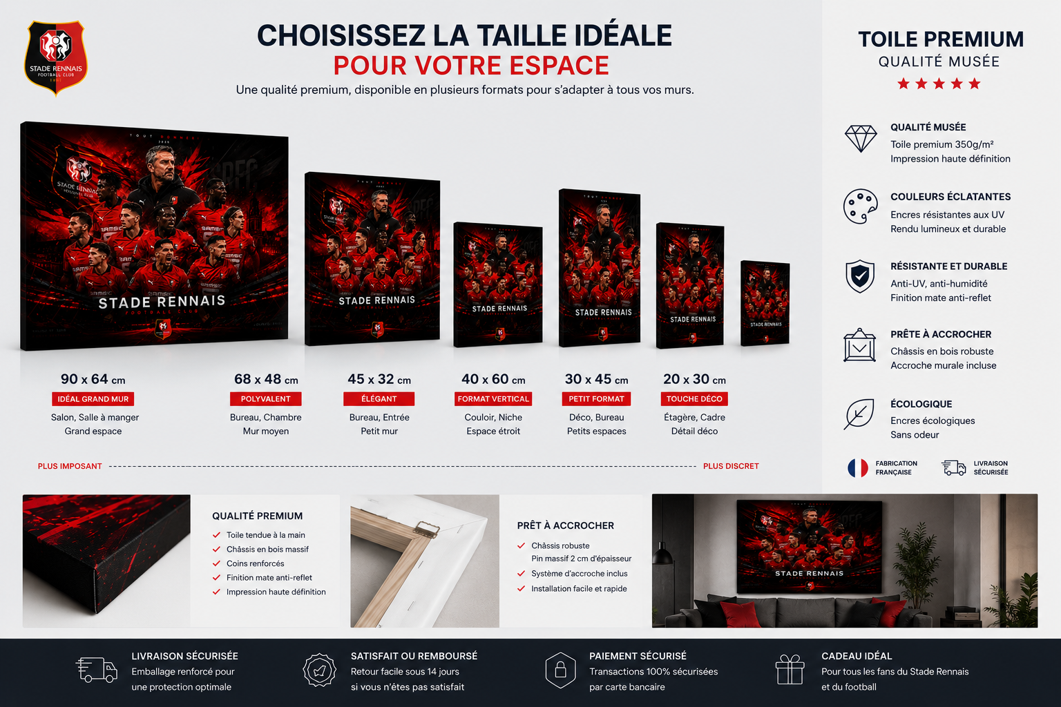 Tableau Métal Rennes – Saison 2025‑2026 – Image 9