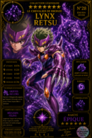 Retsu du Lynx – Carte Épique Saint Seiya Édition Divine Premium