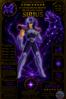 Sirius du Grand Chien – Collection Légendaire Poploom Chevalier de Bronze Saint Seiya