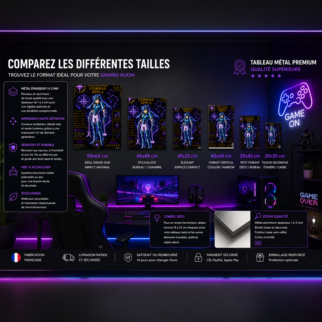 Spica du Compas – Carte Épique Saint Seiya | Édition Divine Premium – Image 3