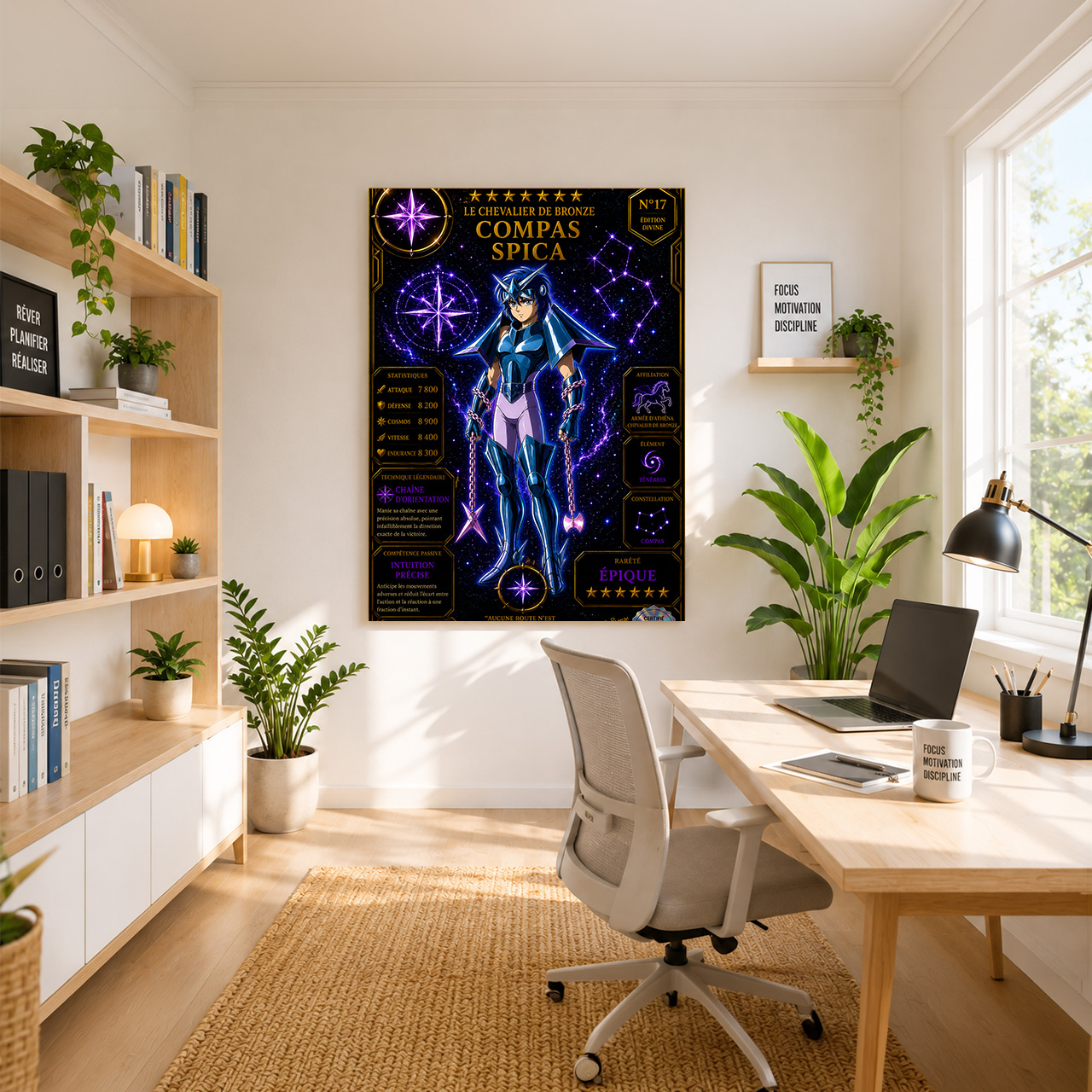 Spica du Compas – Carte Épique Saint Seiya | Édition Divine Premium – Image 4