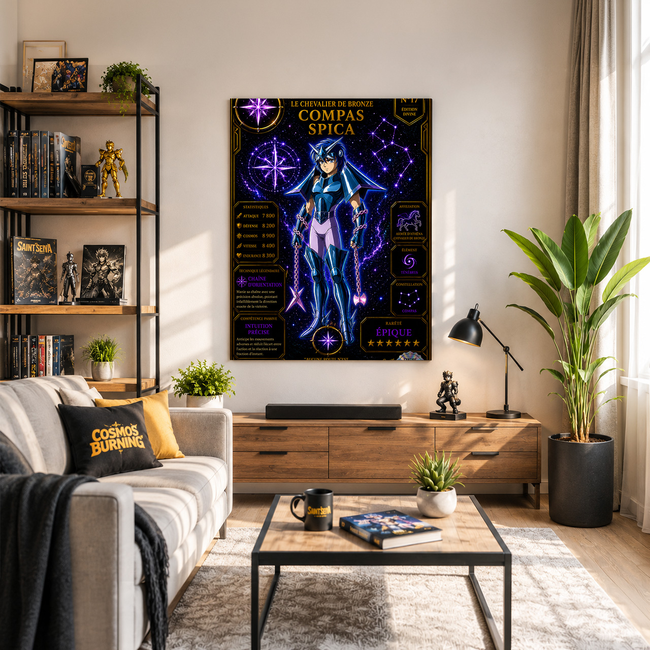 Spica du Compas – Carte Épique Saint Seiya | Édition Divine Premium – Image 5