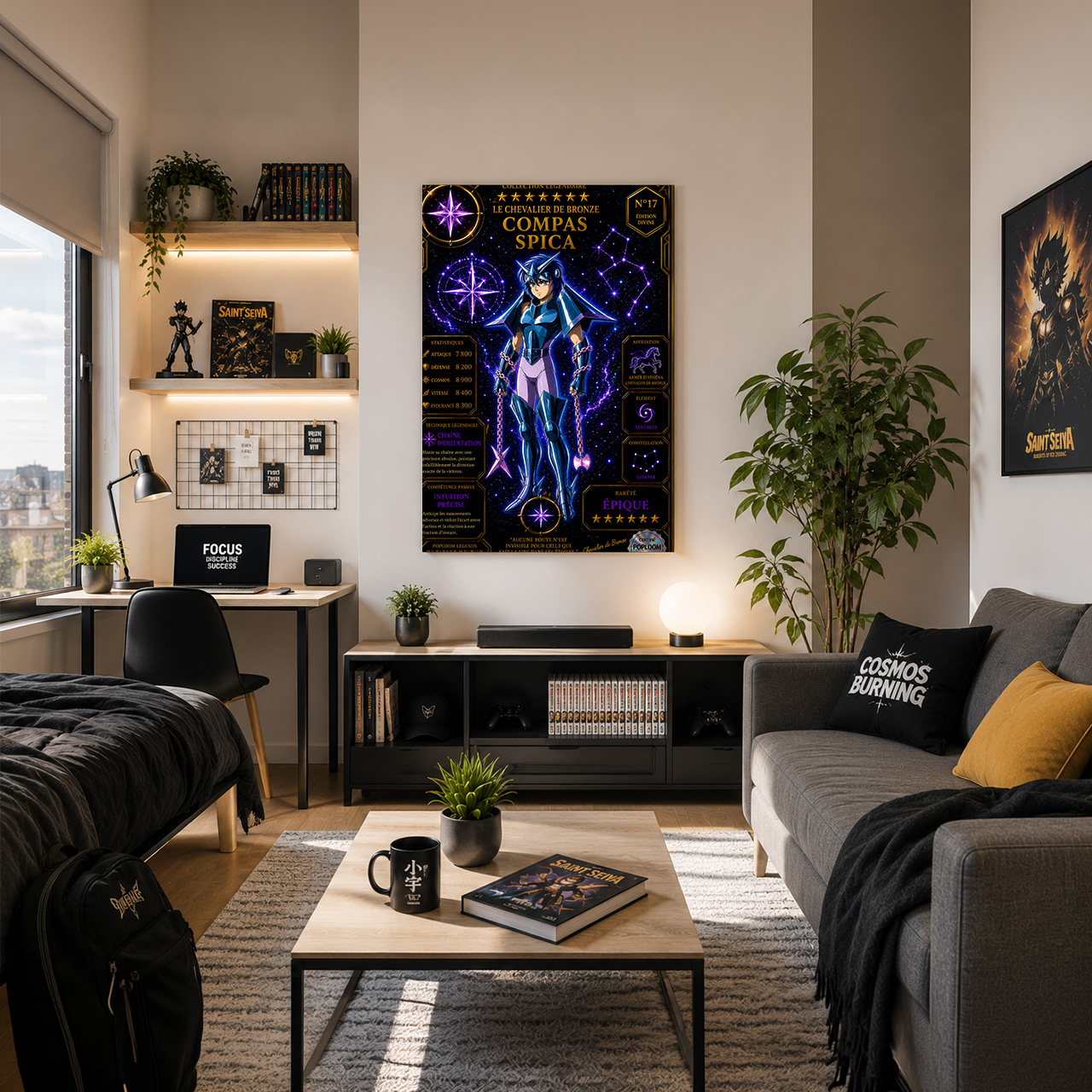 Spica du Compas – Carte Épique Saint Seiya | Édition Divine Premium – Image 6