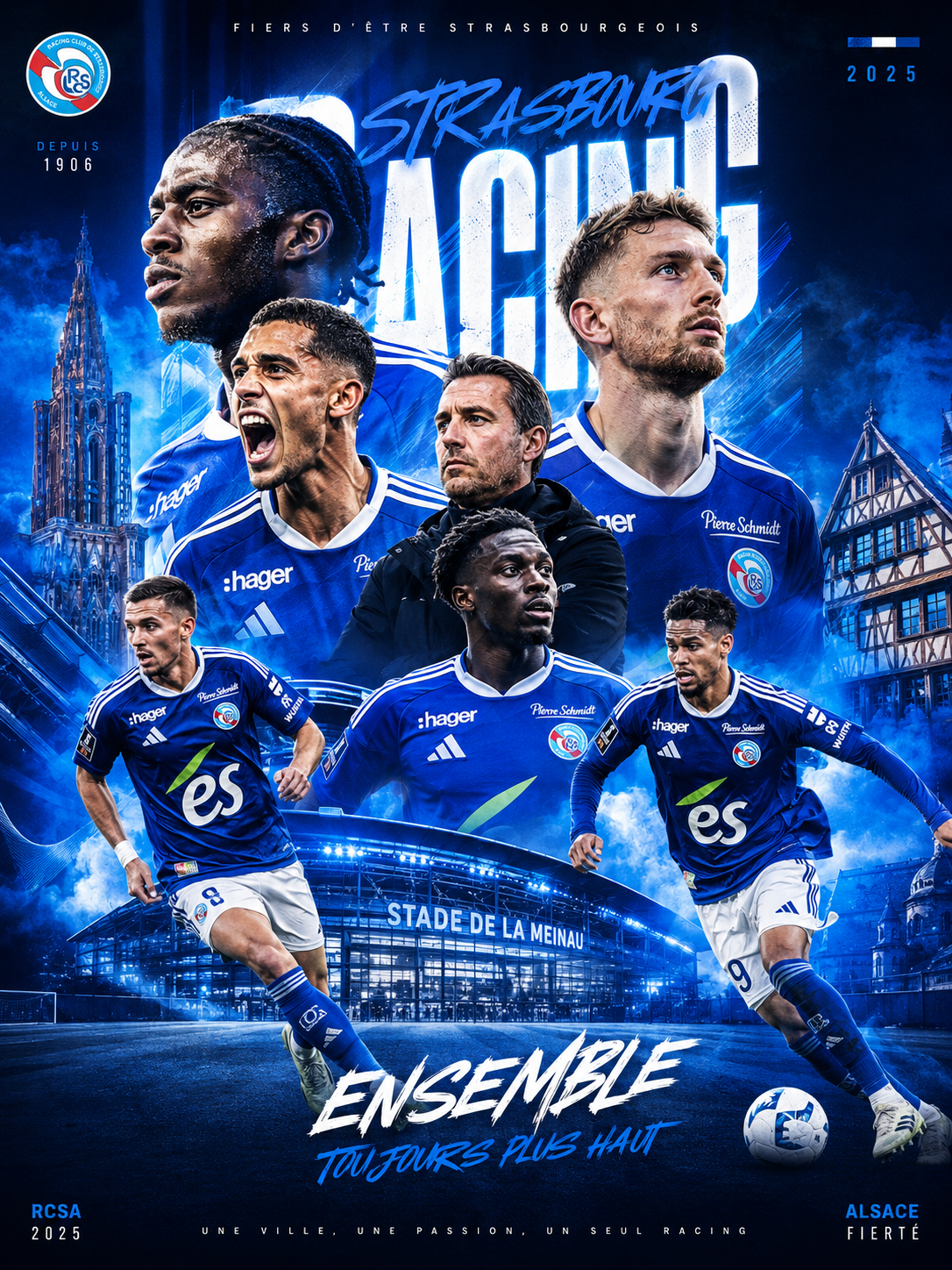 Tableau Métal Strasbourg – Saison 2025‑2026