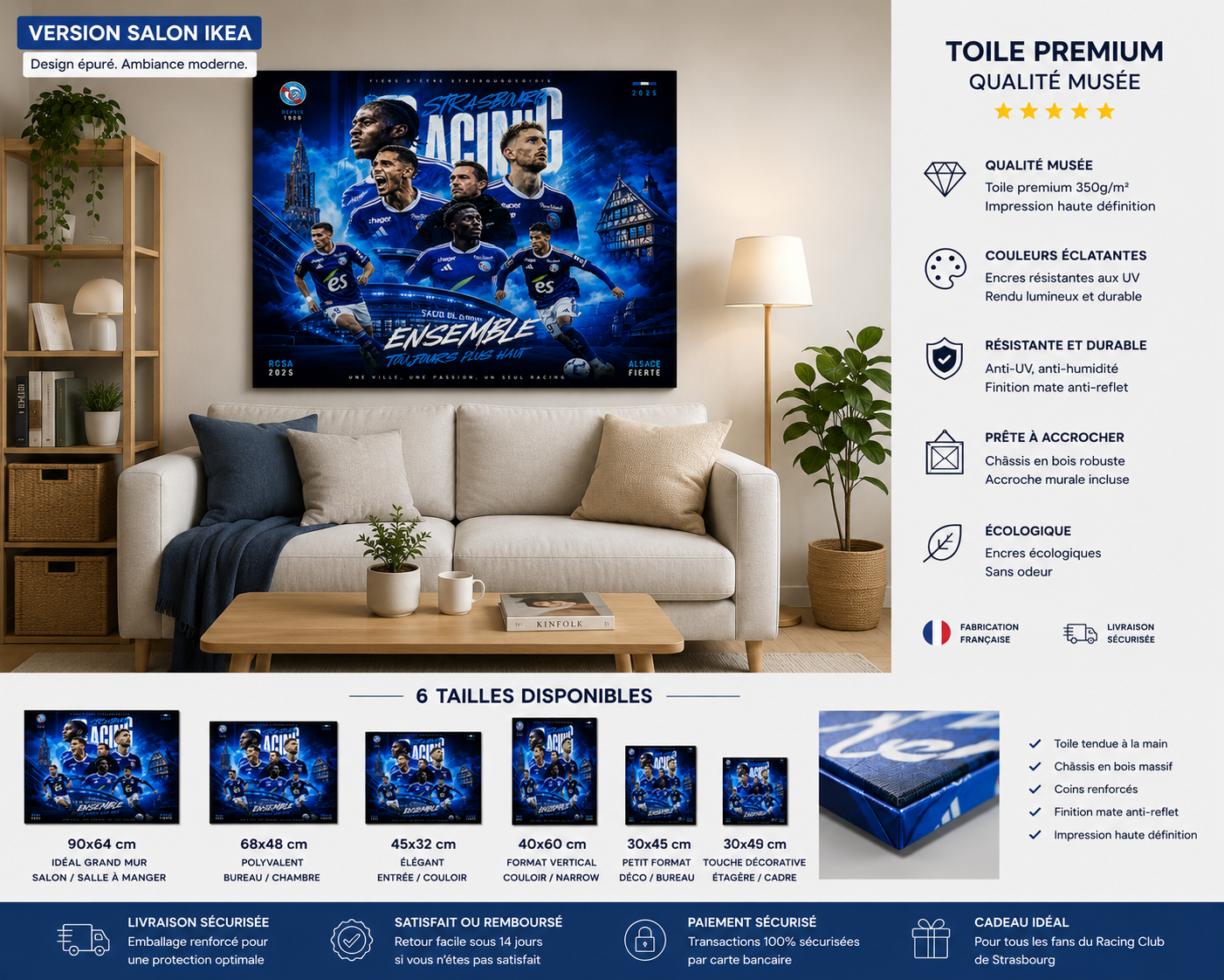 Tableau Métal Strasbourg – Saison 2025‑2026 – Image 3
