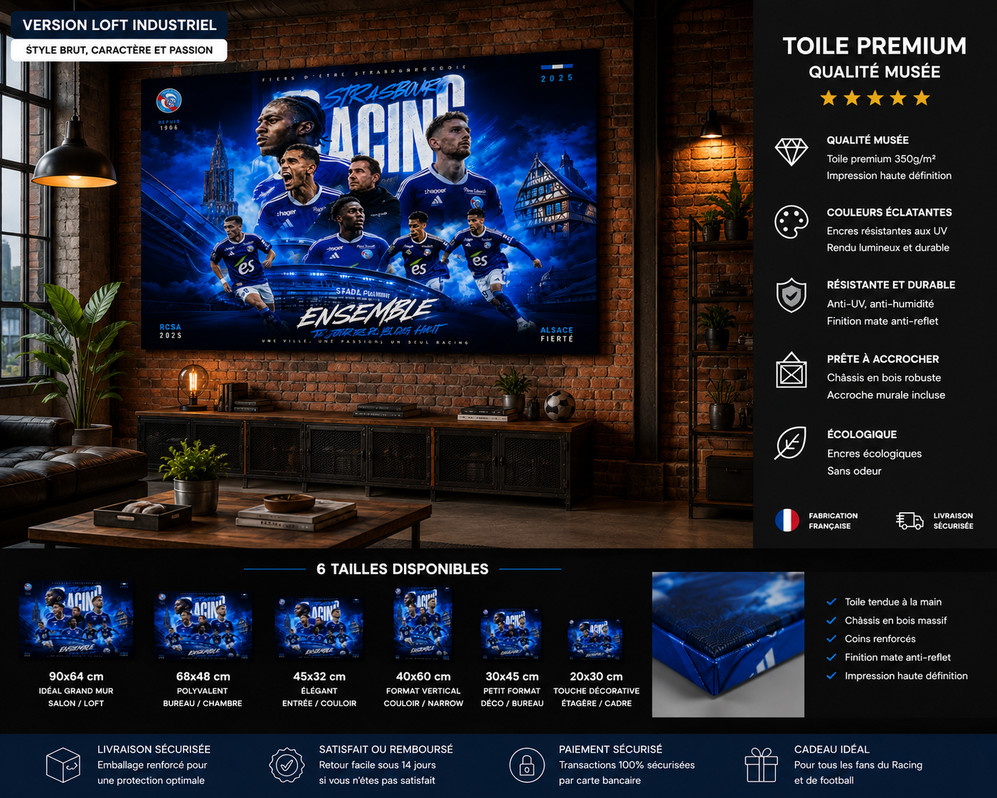 Tableau Métal Strasbourg – Saison 2025‑2026 – Image 5