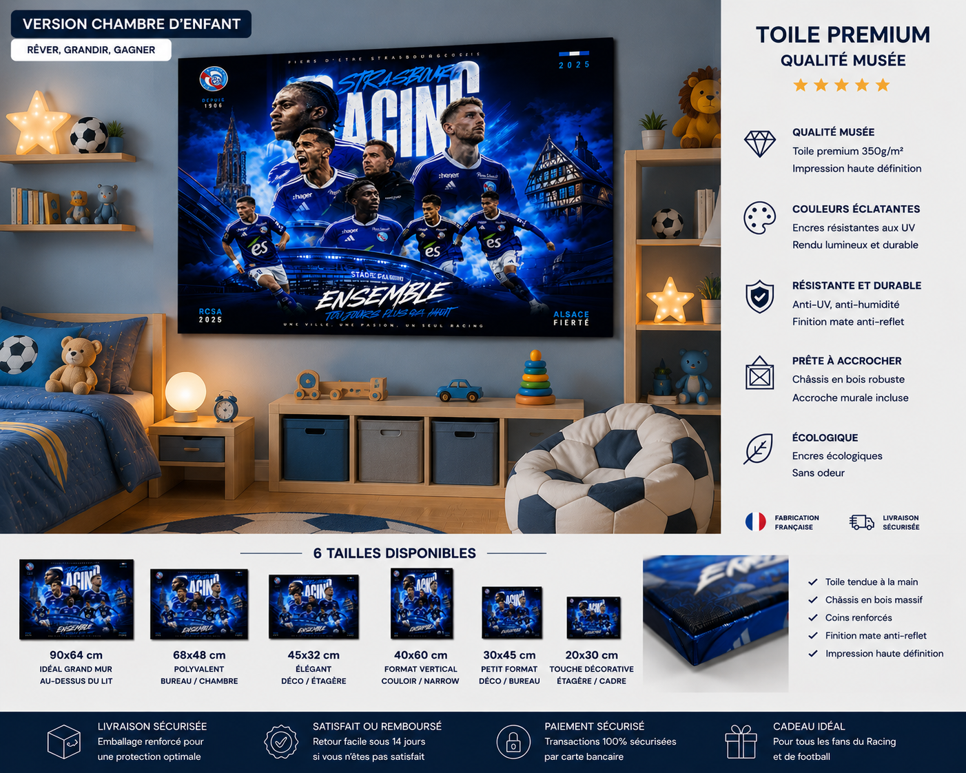 Tableau Métal Strasbourg – Saison 2025‑2026 – Image 7