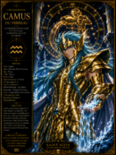 Tableau Métal Premium Camus du Verseau – Chevalier d'Or Saint Seiya Les Chevaliers du Zodiaque
