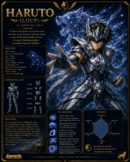 Tableau Métal Premium Haruto du Loup – Saint Seiya Omega Les Chevaliers du Zodiaque