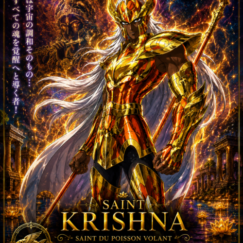Tableau Métal Premium Krishna de Chrysaor – Les Chevaliers du Zodiaque Saint Seiya
