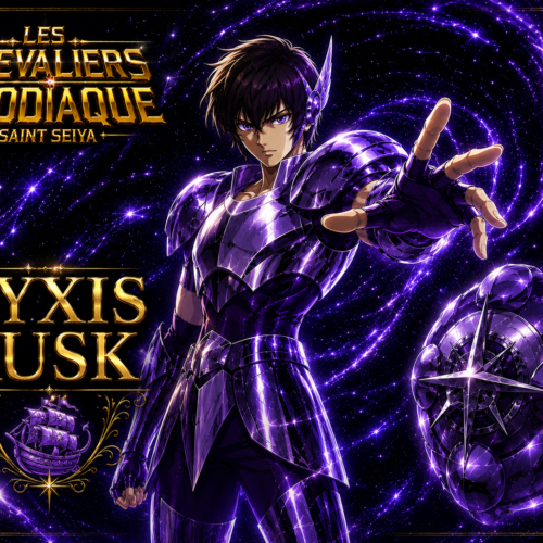 Tableau Métal Premium Pyxis Rusk – Les Chevaliers du Zodiaque Saint Seiya