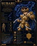 Tableau Métal Premium Subaru du Petit Ours – Saint Seiya Omega Les Chevaliers du Zodiaque