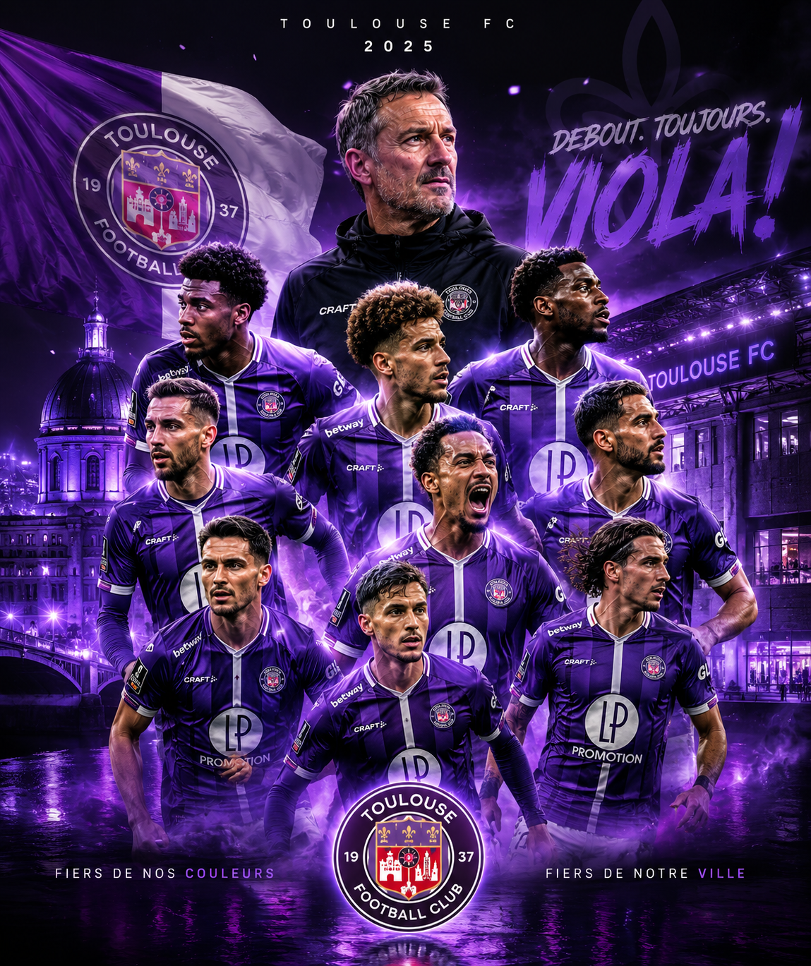 Tableau Métal Toulouse – Saison 2025‑2026