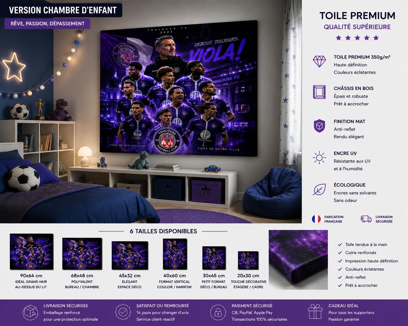 Tableau Métal Toulouse – Saison 2025‑2026 – Image 5