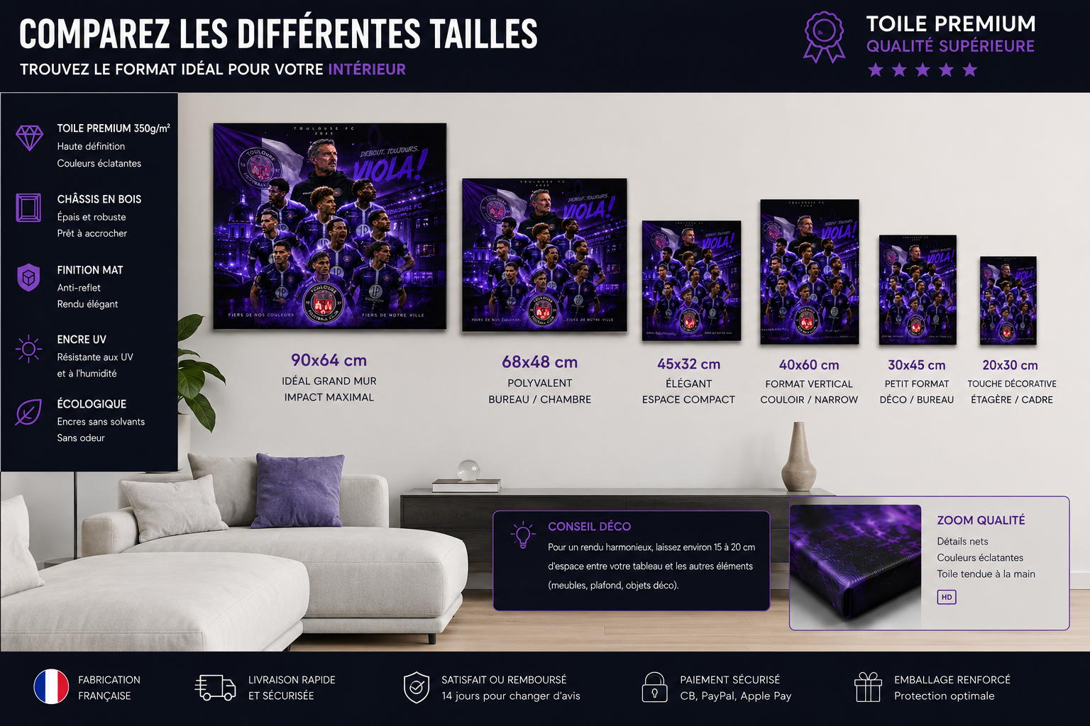 Tableau Métal Toulouse – Saison 2025‑2026 – Image 9