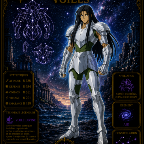 Voiles – Collection Légendaire Poploom Chevalier de Bronze Saint Seiya