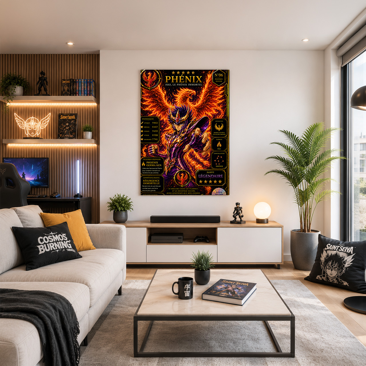 Ikki du Phénix – Carte Légendaire Saint Seiya | Édition Divine Premium – Image 2