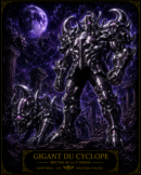 Tableau Métal Gigant du Cyclope – Spectre d'Hadès Saint Seiya Poploom