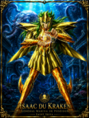 Tableau Métal Isaac du Kraken Saint Seiya Général Marina Poploom